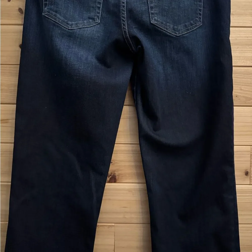 Joes Jeans Size 31/12 Mid Rise Dark Wash Bootcut Cotton Lycra Blend Jeans